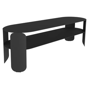 Fermob – Bebop – Console basse 120 x 40 cm - H. 42 cm – Carbone