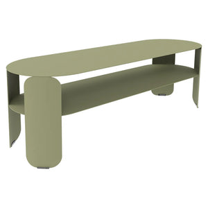 Fermob – Bebop – Console basse 120 x 40 cm - H. 42 cm – Vert tilleul