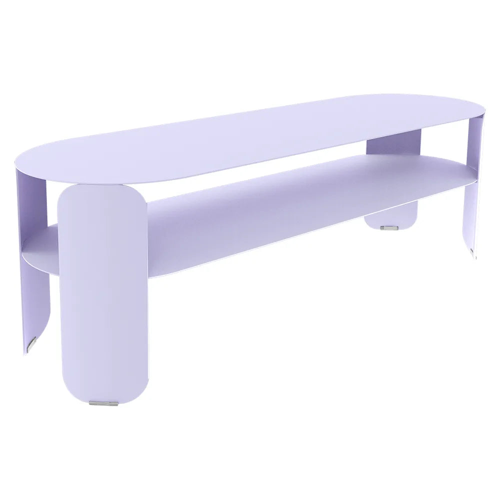 Fermob – Bebop – Console basse 120 x 40 cm - H. 42 cm – Guimauve