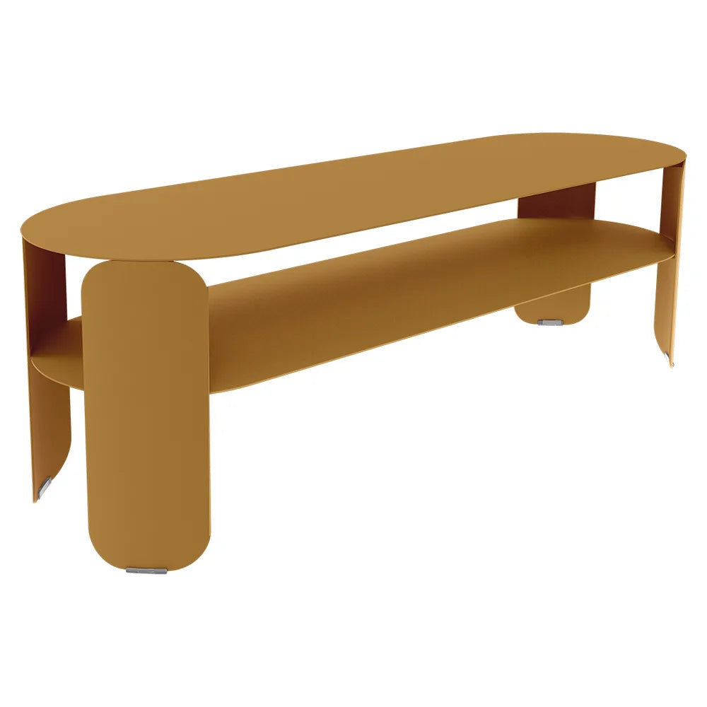 Fermob – Bebop – Console basse 120 x 40 cm - H. 42 cm – Pain d'épices