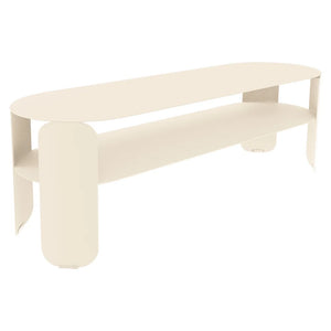 Fermob – Bebop – Console basse 120 x 40 cm - H. 42 cm – Beige latte
