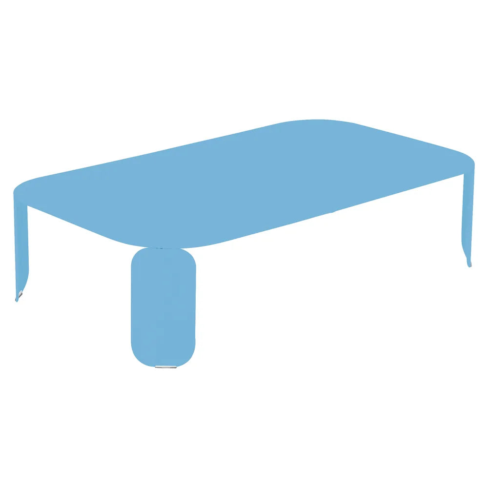 Fermob – Bebop – Table basse 120 x 70 cm - H.29 cm – Bleu maya