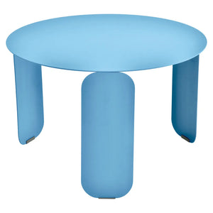 Fermob – Bebop – Table basse ø 60 cm – Bleu maya