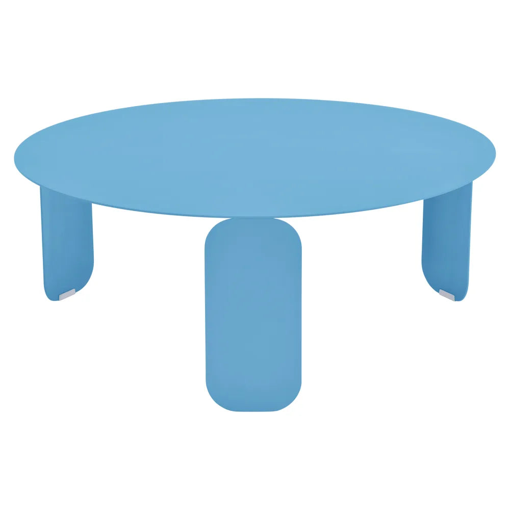 Fermob – Bebop – Table basse ø 80 cm – Bleu maya