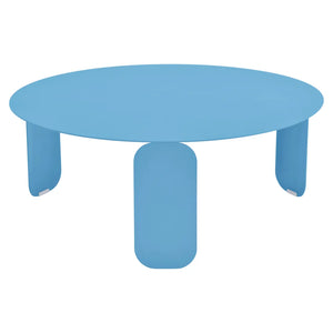 Fermob – Bebop – Table basse ø 80 cm – Bleu maya