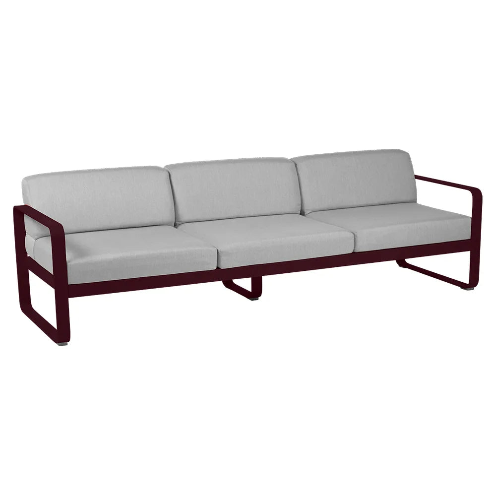 Fermob – Bellevie – Canapé 3 places – Cerise noire