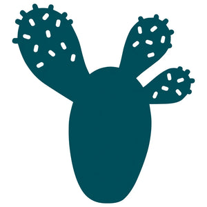 Fermob – Bouquet sauvage – Dessous de plat cactus 25.5 x 24 cm – Bleu acapulco