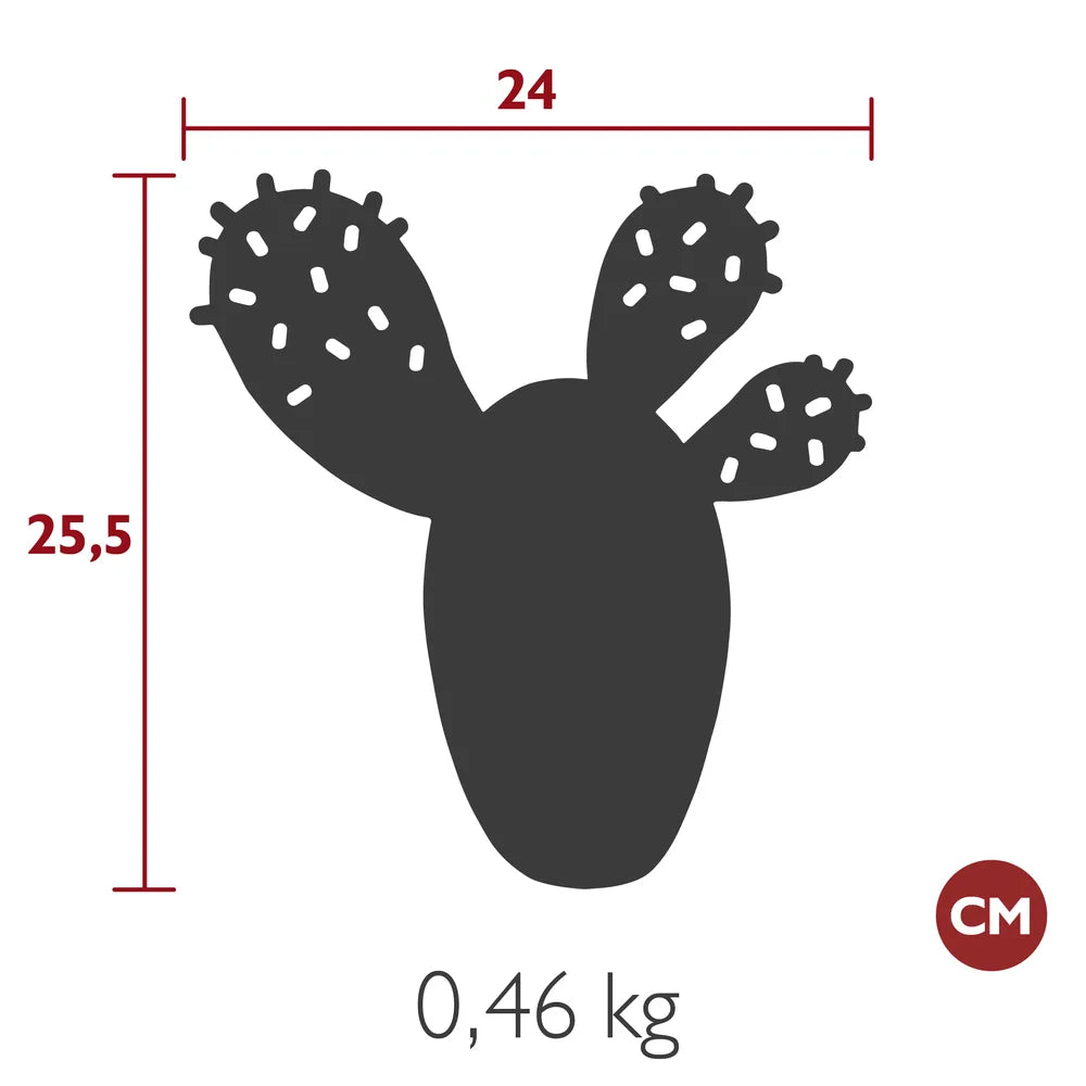 Fermob – Dessous de plat cactus 25.5 x 24 cm – guide de dimensions