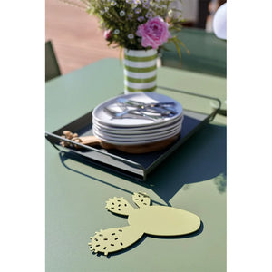 Fermob – Bouquet sauvage – Dessous de plat cactus 25.5 x 24 cm en situation