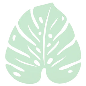 Fermob – Bouquet sauvage – Dessous de plat monstera 24 x 22 cm – Menthe glaciale