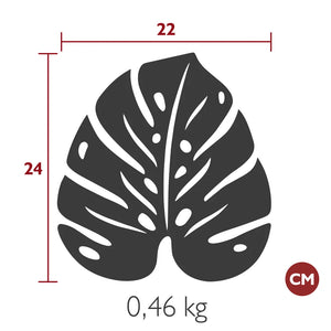 Fermob – Dessous de plat monstera 24 x 22 cm – guide de dimensions