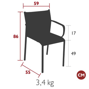 Fermob – Bridge – guide de dimensions