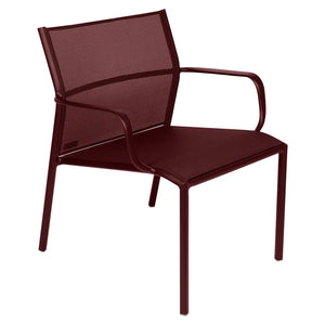 Fermob – Cadiz – Fauteuil bas – Cerise noire
