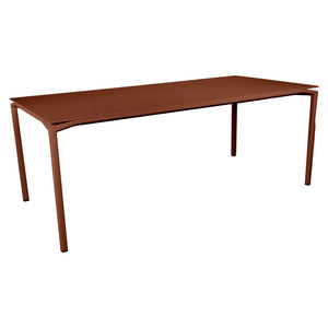 Fermob – Calvi – Table mat velouté 195 x 95 cm – Ocre rouge