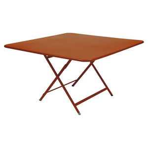 Fermob – Caractère – Table 128 x 128 cm – Orange confite
