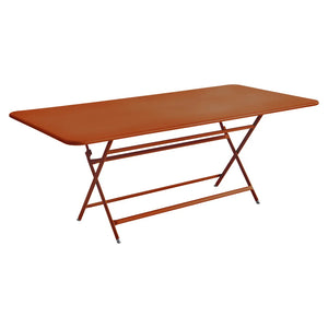 Fermob – Caractère – Table 190 x 90 cm – Orange confite