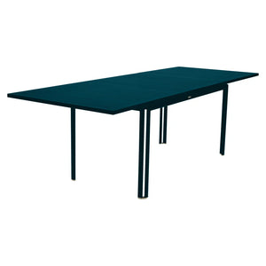 Fermob – Costa – Table à allonges 160/240 x 90 cm – Bleu acapulco