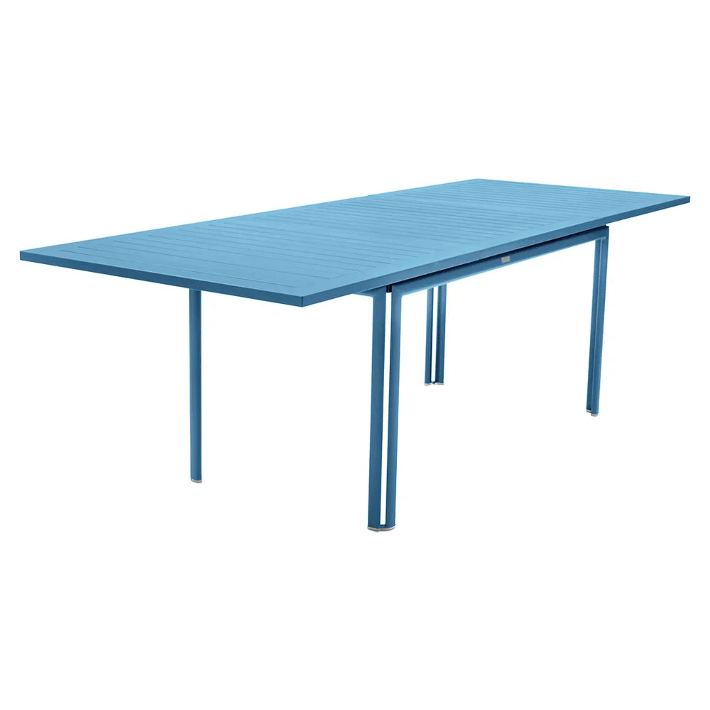 Fermob – Costa – Table à allonges 160/240 x 90 cm – Bleu maya