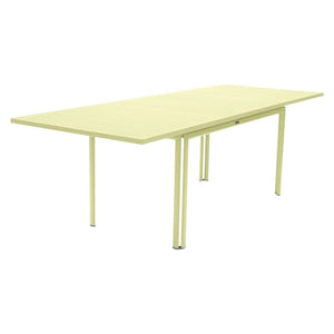 Fermob – Costa – Table à allonges 160/240 x 90 cm – Citron givré