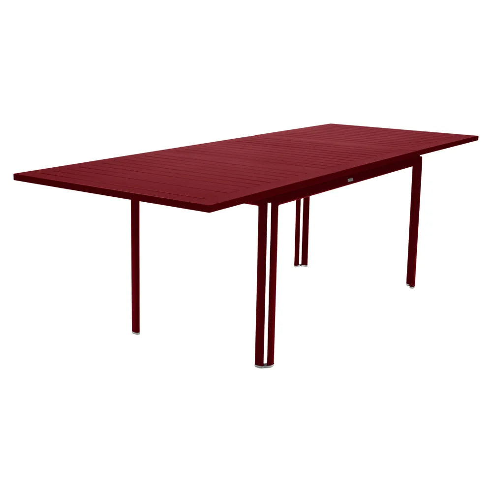 Fermob – Costa – Table à allonges 160/240 x 90 cm – Piment