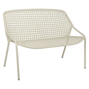 Fermob – Croisette – Banquette 2 places – Gris argile