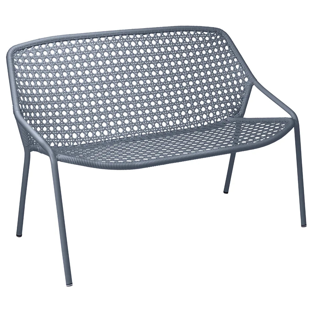 Fermob – Croisette – Banquette 2 places – Gris orage