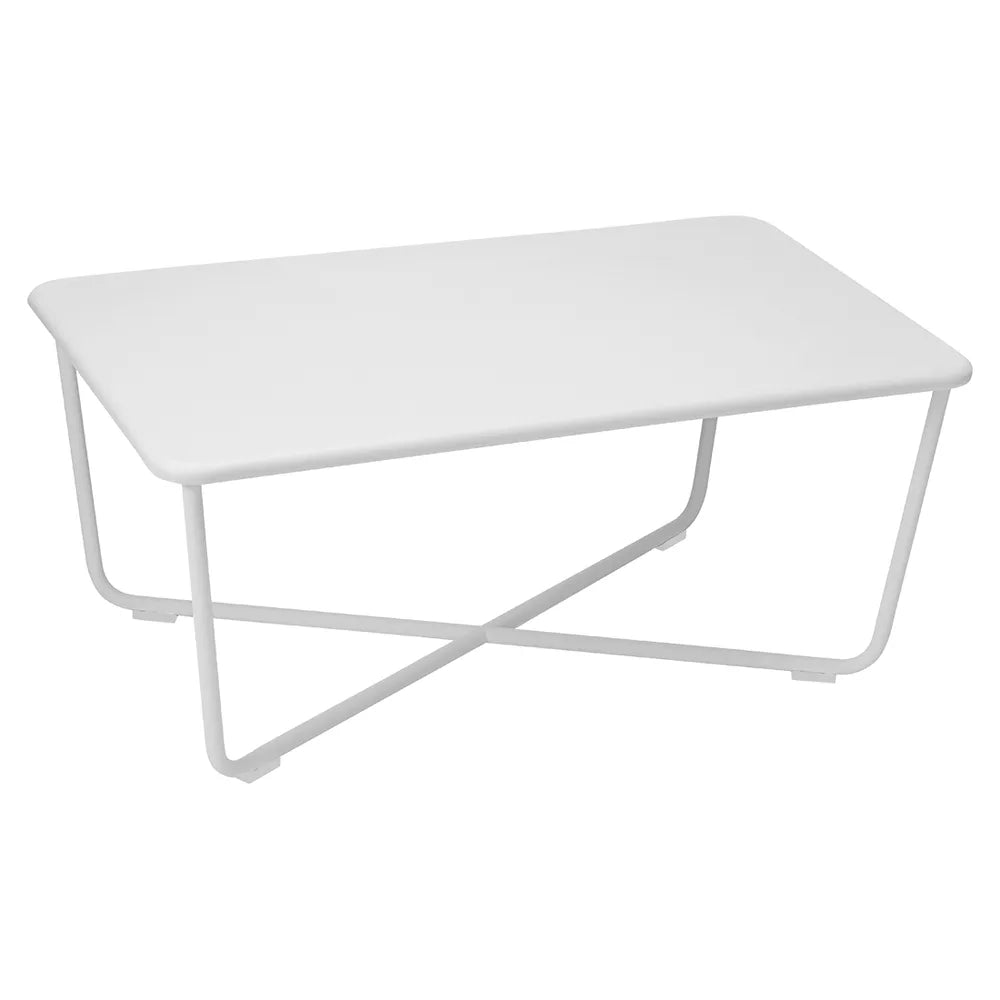 Fermob – Croisette – Table basse 97 x 57 cm – Blanc coton