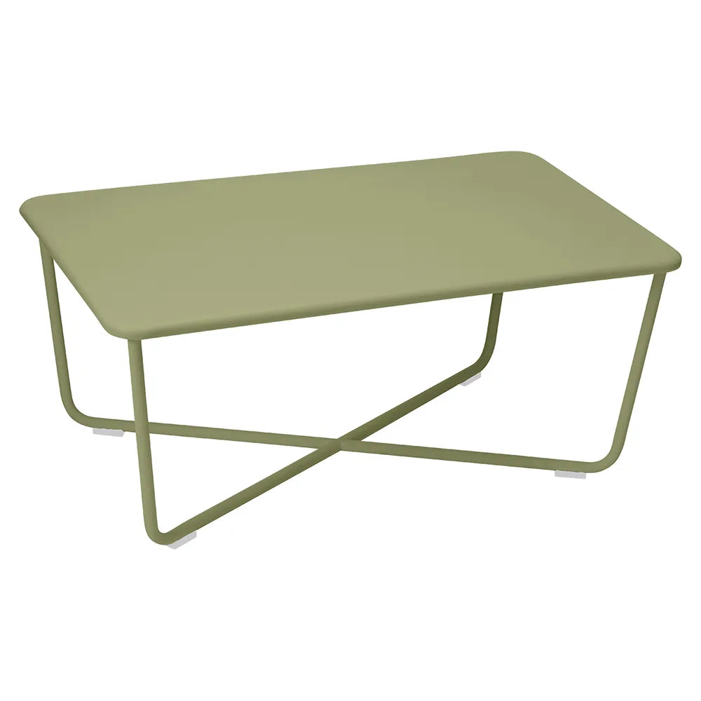 Fermob – Croisette – Table basse 97 x 57 cm – Vert tilleul