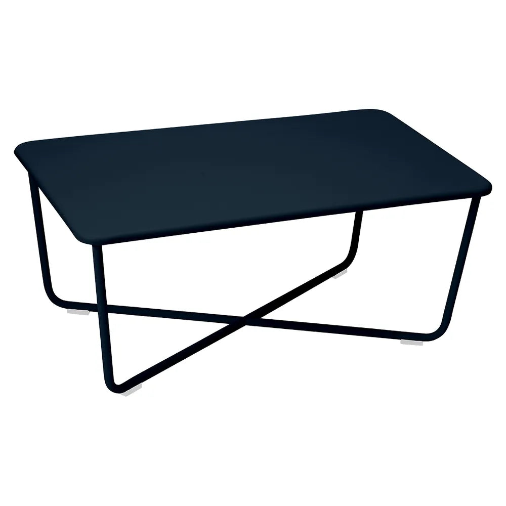 Fermob – Croisette – Table basse 97 x 57 cm – Bleu abysse