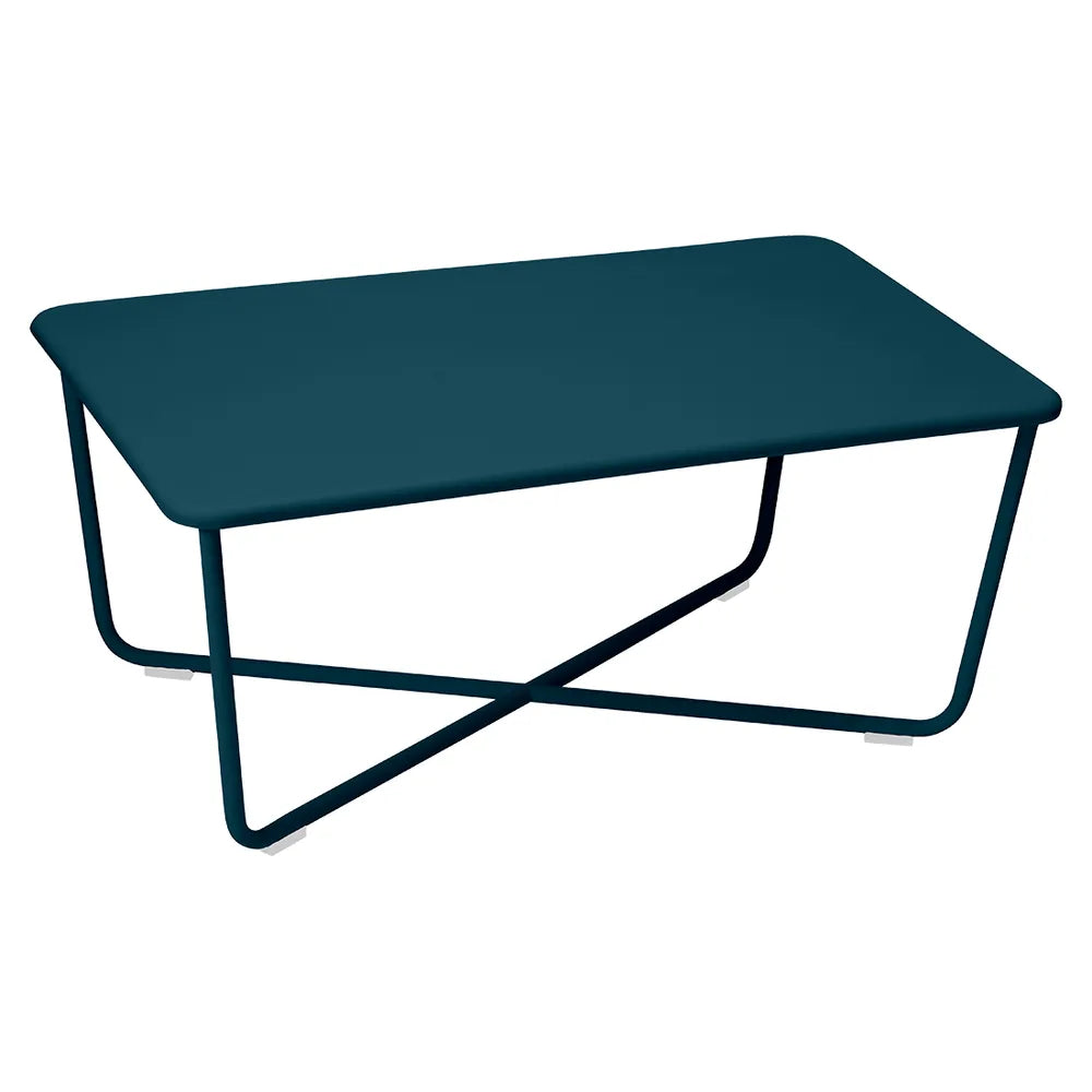 Fermob – Croisette – Table basse 97 x 57 cm – Bleu acapulco