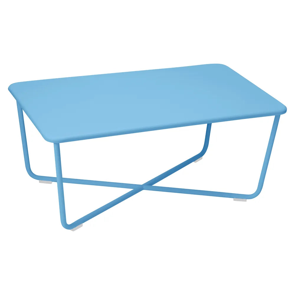 Fermob – Croisette – Table basse 97 x 57 cm – Bleu maya