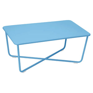 Fermob – Croisette – Table basse 97 x 57 cm – Bleu maya