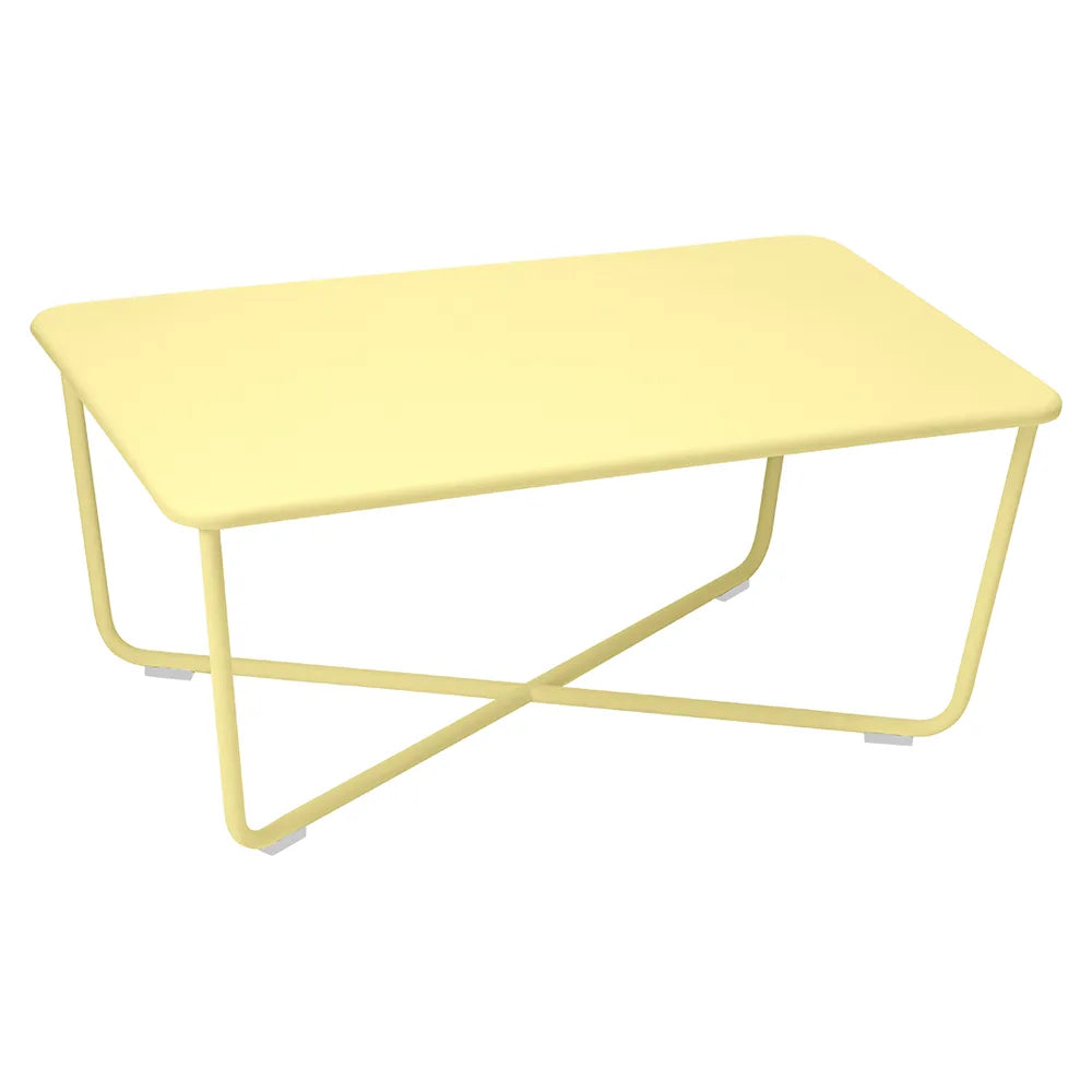 Fermob – Croisette – Table basse 97 x 57 cm – Citron givré