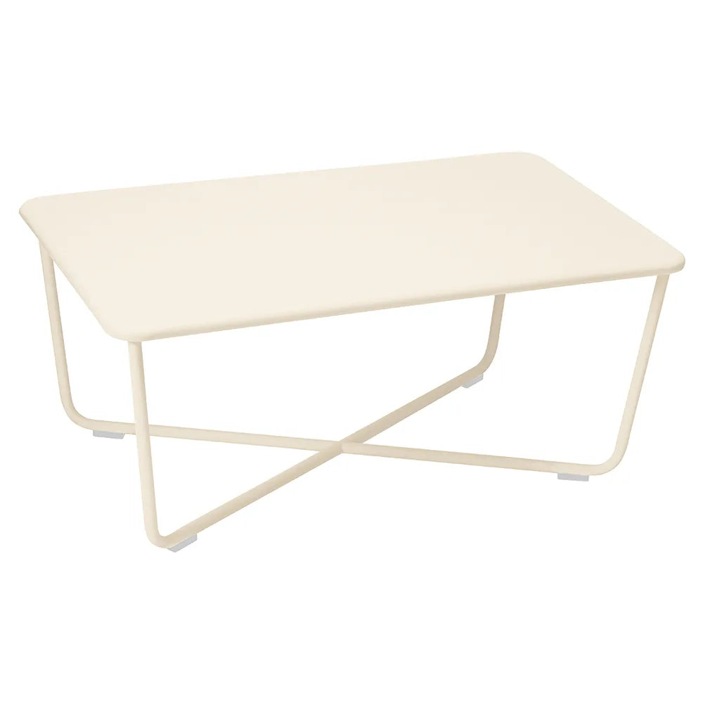 Fermob – Croisette – Table basse 97 x 57 cm – Beige latte