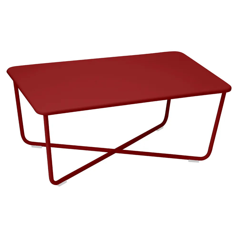 Fermob – Croisette – Table basse 97 x 57 cm – Piment