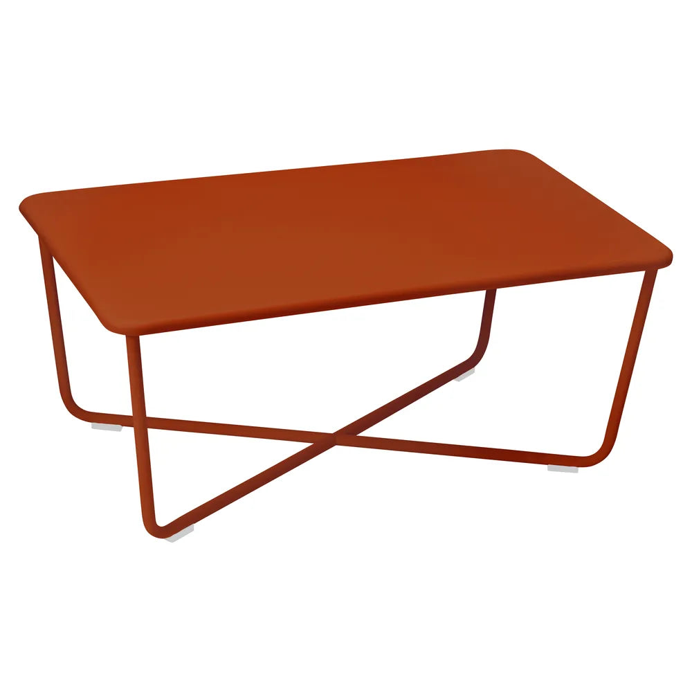 Fermob – Croisette – Table basse 97 x 57 cm – Orange confite