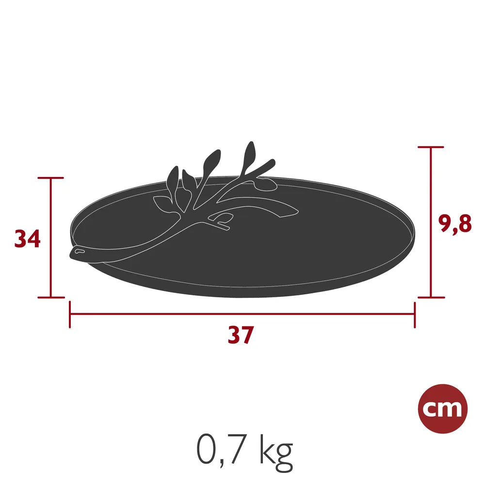 Fermob – Plateau ø 34 cm – guide de dimensions