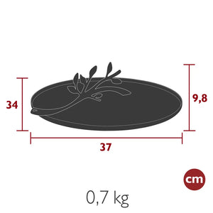 Fermob – Plateau ø 34 cm – guide de dimensions