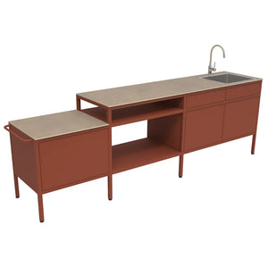 Fermob – Goosto – Cuisine la généreuse – Ocre rouge