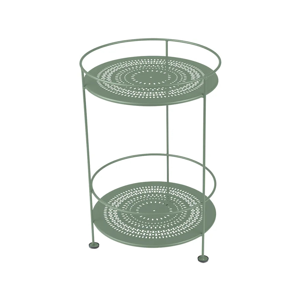 Fermob – Guinguette – Guéridon double plateau perforé – Cactus