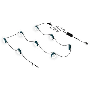 Fermob – Hoopik – Guirlande l.1200 cm – type e & f – Bleu acapulco