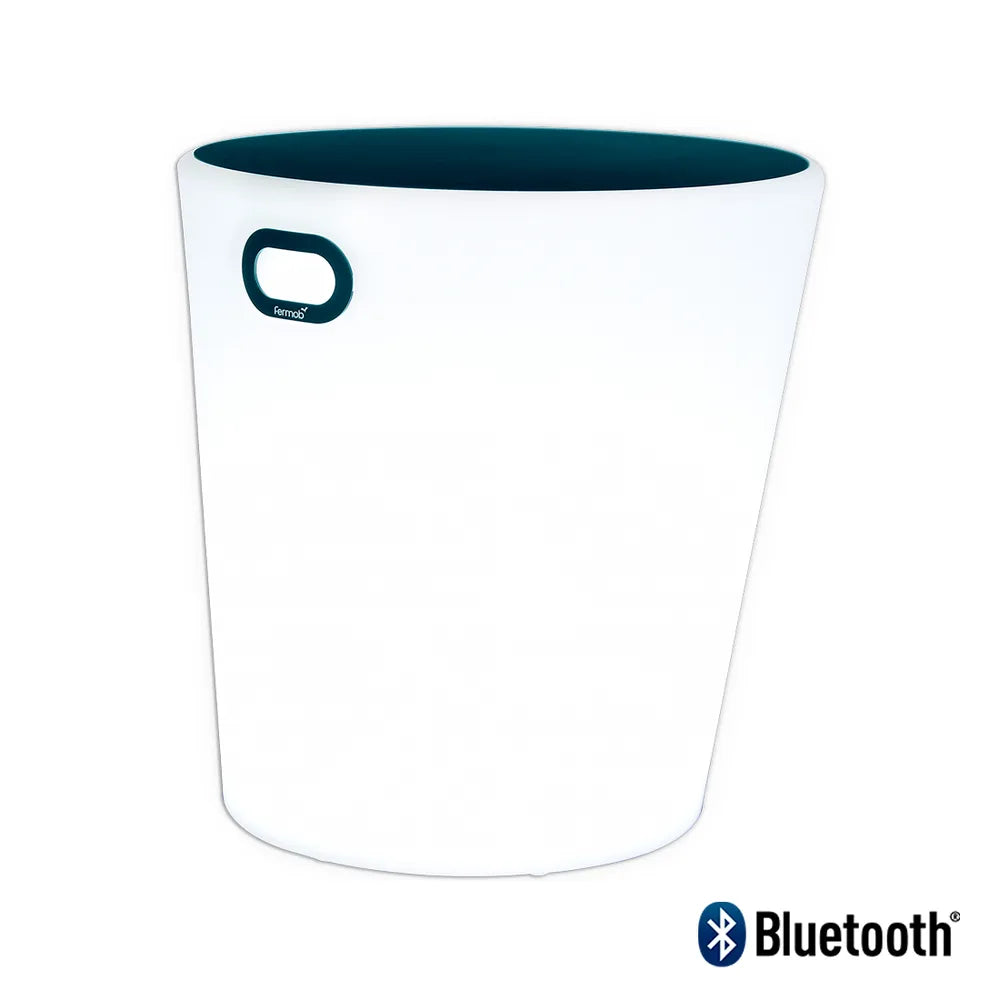 Fermob – Inouï – Lighting stool H.44 cm – Bleu acapulco