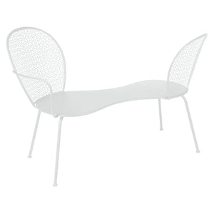 Fermob – Lorette – Banquette conversation – Blanc coton