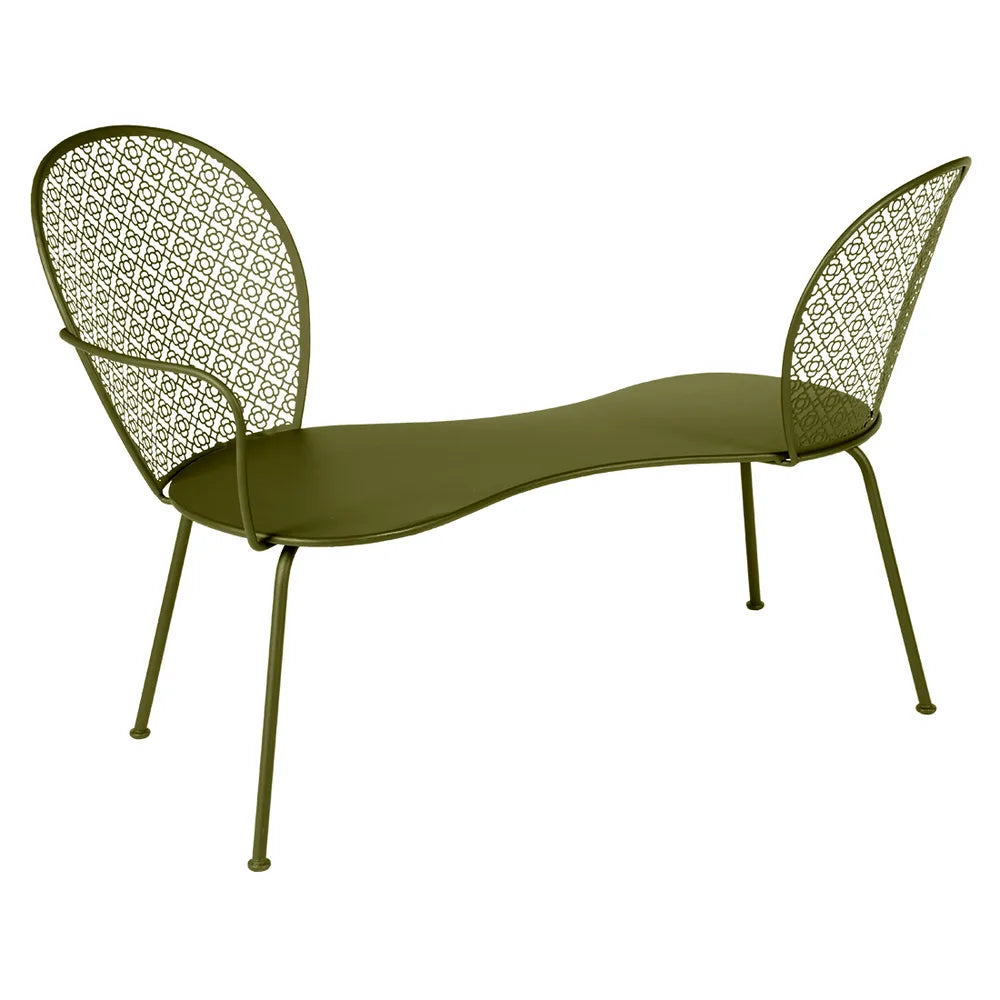 Fermob – Lorette – Banquette conversation – Pesto