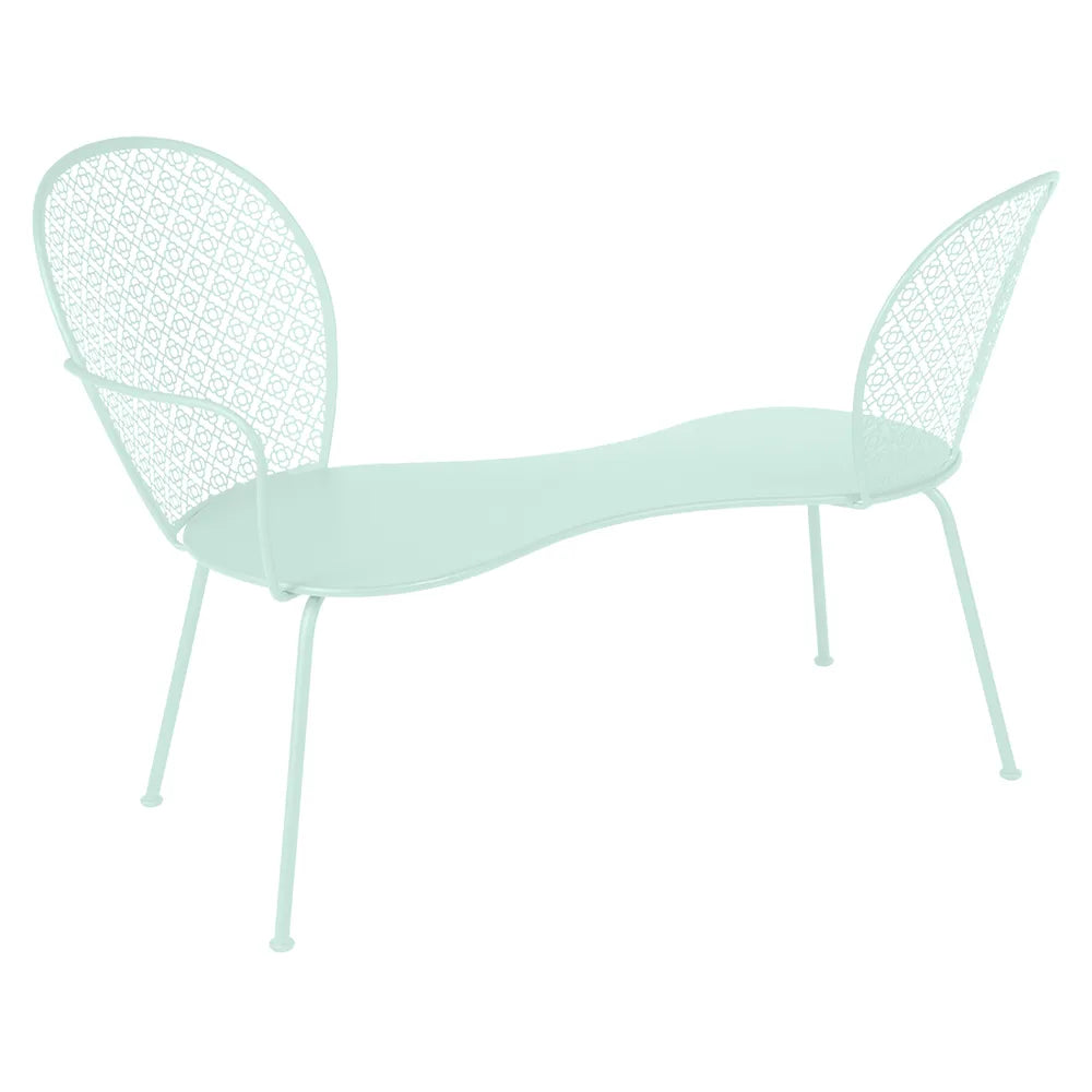 Fermob – Lorette – Banquette conversation – Menthe glaciale