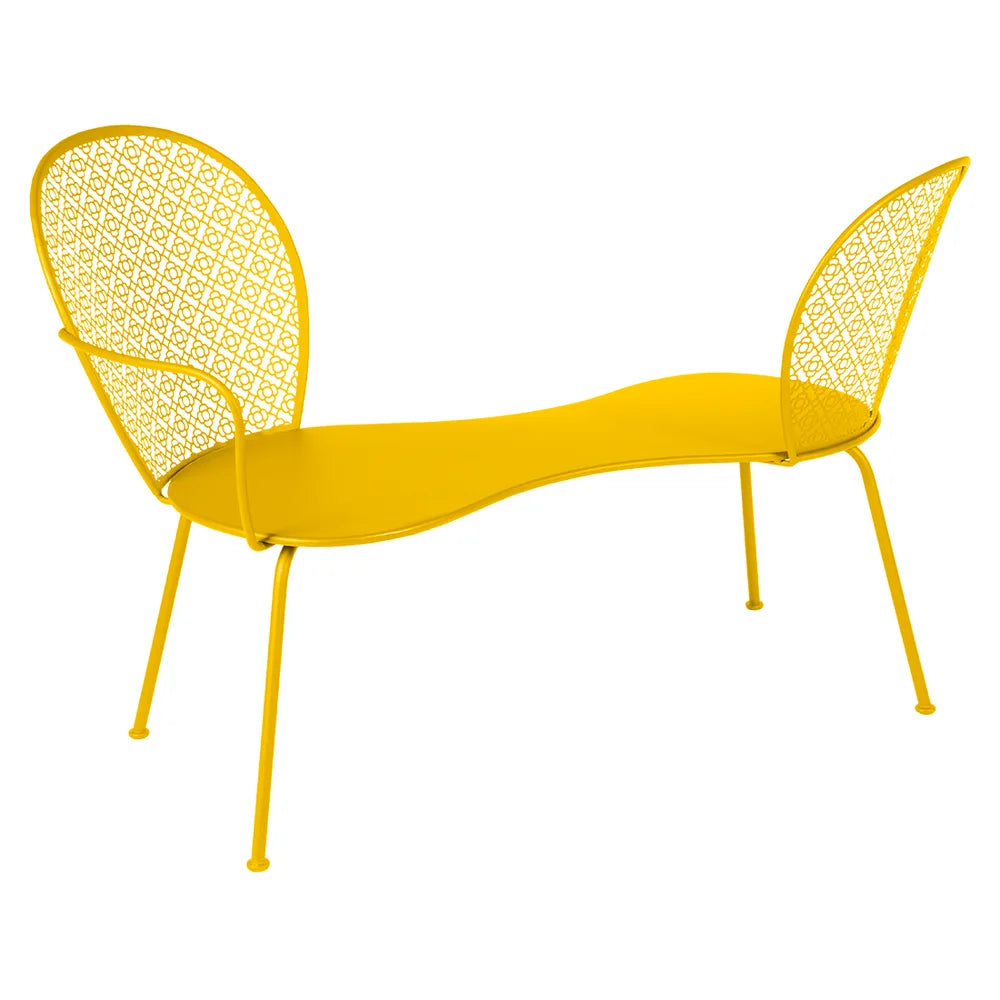 Fermob – Lorette – Banquette conversation – Miel