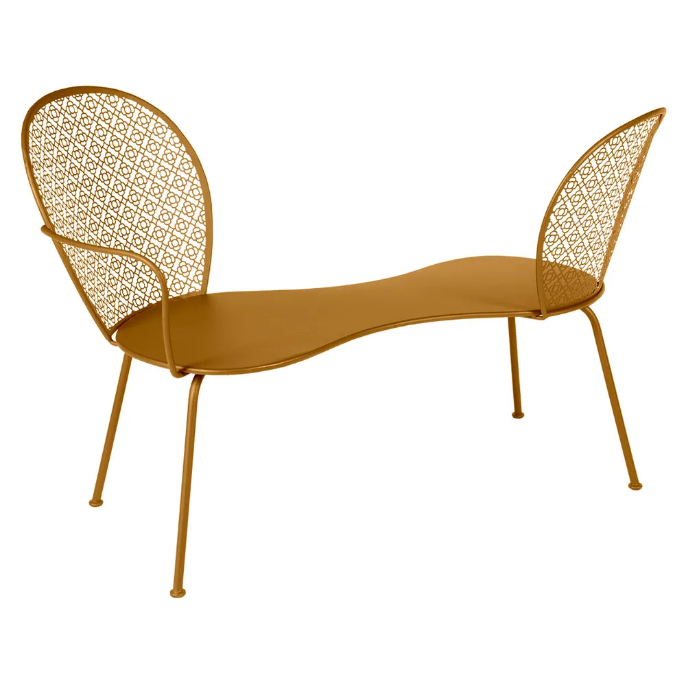 Fermob – Lorette – Banquette conversation – Pain d'épices