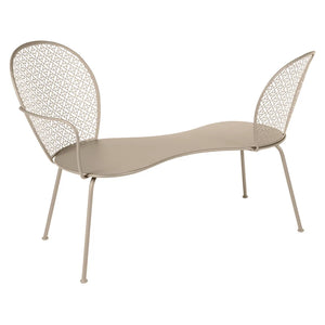 Fermob – Lorette – Banquette conversation – Muscade