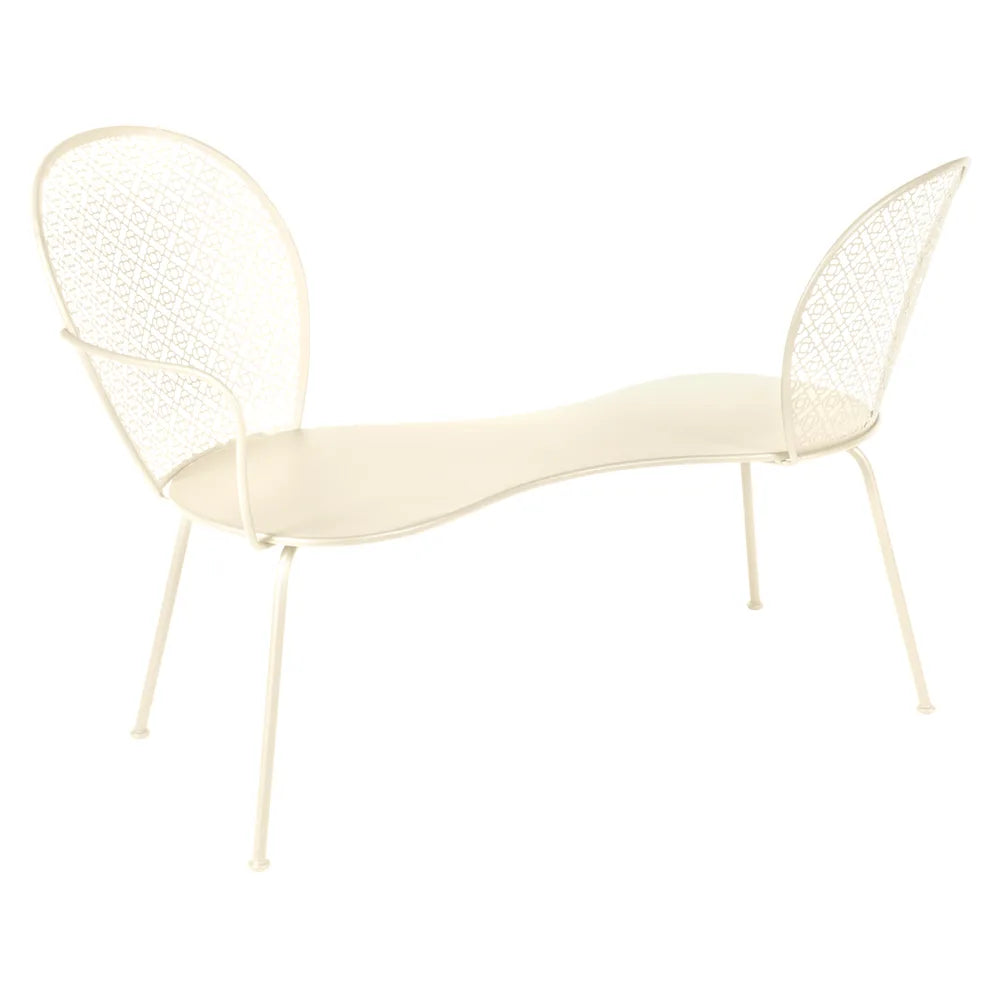 Fermob – Lorette – Banquette conversation – Beige latte