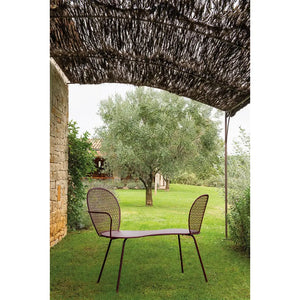 Fermob – Lorette – Banquette conversation en situation